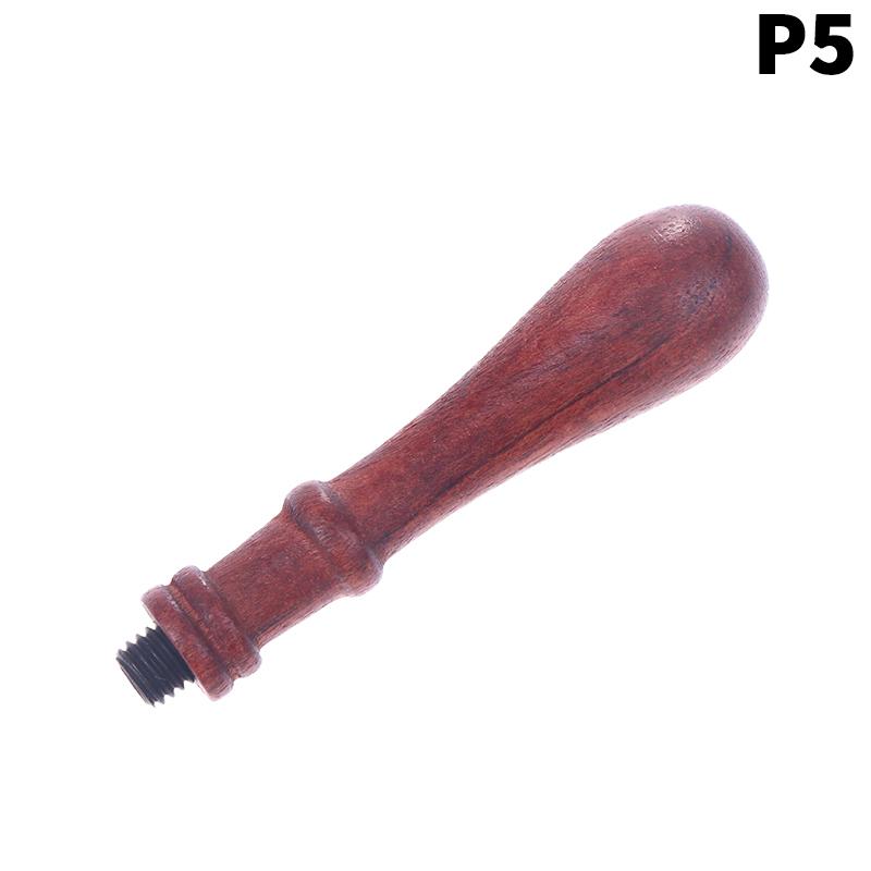 1Pc Portable Mini Diy Seal Tool Retro Pearwood Handle Wax Sealing Stamps Handle Wood Handle Wax Seal Stamp Accessories