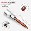 Hexagonal Press-Fit Socket Head Air Gun Tool Set, 1/2H, Extra Hard S2 Alloy Steel, Electric-Pneumatic.