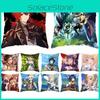 Genshin Impact Soft Polyester Peachskin Cushion Cover For Cozy Back Support