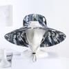 Outdoor Mountaineering Fishing Sun Hat With Large Solar Fan
