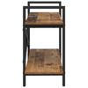 Vintage Wood Bookshelf 100 x 33.5 x 64 cm Particleboard