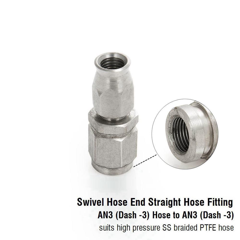 Suitable for Car and Motorcycle Brake Fisheye Stainless Steel Brake Hollow Steel Throat AN3 Oil Pipe Tee Banjo Joint