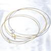 Simple Round Collar Women'S Necklace With Chain Handmade Diy Collar Stainless Steel Jewelry Material Vl534-535