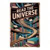 Vintage Space Wall Shelf Metal Poster Decor for Home