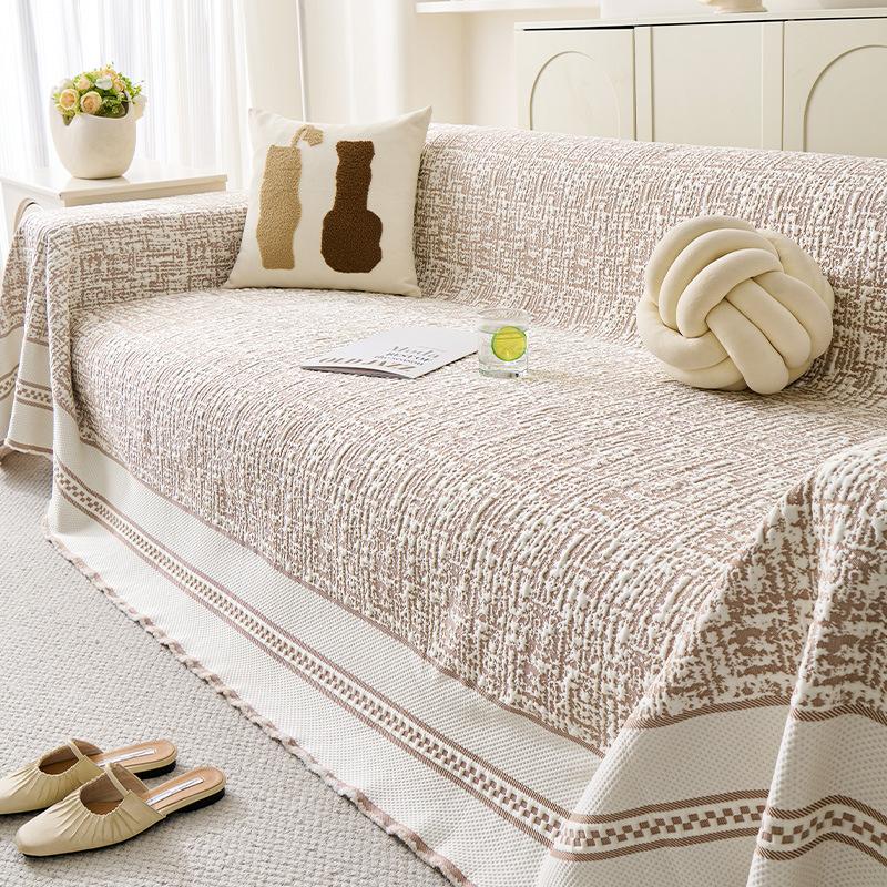 Summer ice silk sofa cover, summer cool sofa cushion 2025 new four-season universal sofa cover
