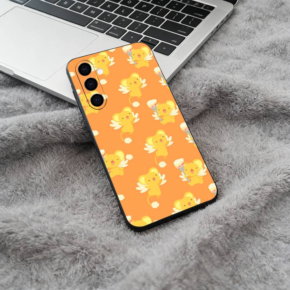 

Anime cards-girl-sakura Phone Case For Samsung Galaxy A73,A71 A72,A70,A53,A52,A51,Soft Silicone Black Cover Samsung a52 a52S