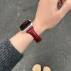 Slim Leather Strap For Apple Watch Series 11 46mm Band 42mm 49mm 44mm 40mm 41mm 45mm 38mm 45mm IWatch Ultra 2/3 S10 9 8 7 SE 6 5 4 3 2 Woman Bracelet