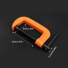 Adjustable 2 in G Clamp For Home Projects durablity Corrosion Construction