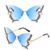Diamant Sommerfugl Solbriller for Kvinner for Kjøring Fiske Jakt Fotturer Sport