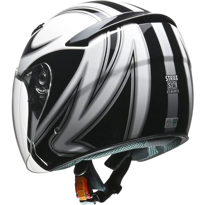 LEAD STRAX Jet Helmet White LL SJ-9 - LL Size (24-24.4 inches)