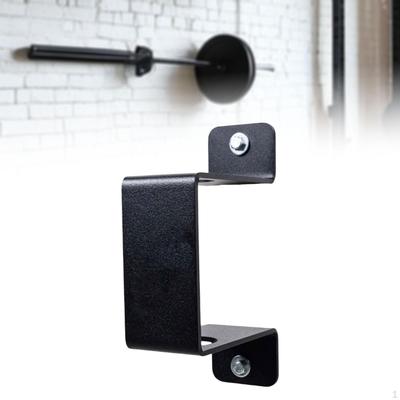 Düz/Kıvrık Tek Demir için Duvar Rafı Halter Barı Tutucu 2 inç Delik Çapı