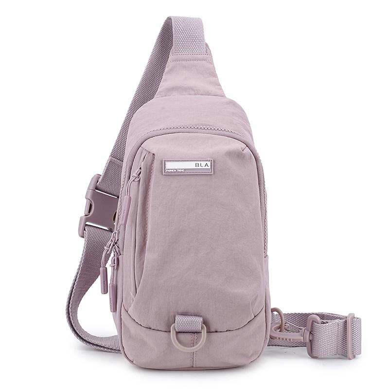 

Женская нагрудная сумка нейлоновая сумка через плечо сумка-кроссбоди для мамы фиолетовый