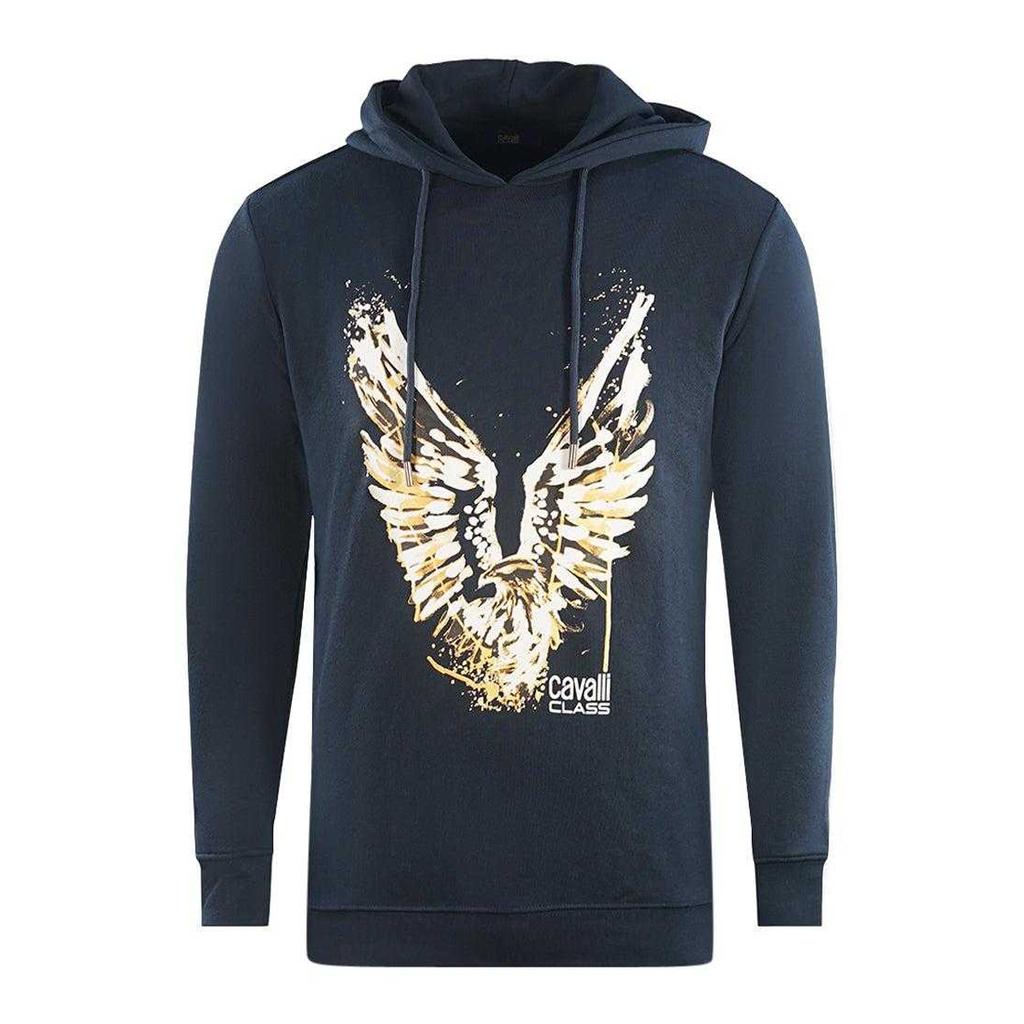 Cavalli Class Mens Eagle Logo Hoodie