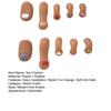10Pcs Artificial Toes Set DIY 3D Toe Charms Shoes Decoration with Realistic Toe Shape Shoes Buckle Accessories for Party Festival