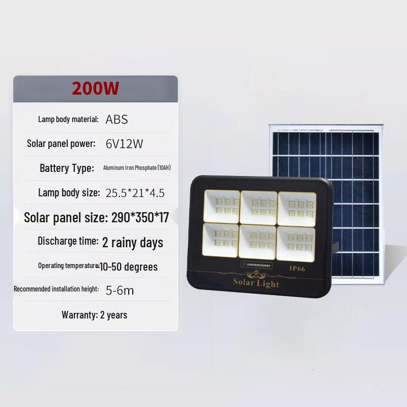 UOSU 400W Solar Outdoor LED Floodlight