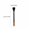 1pc Hand cranked grinder cleaning brush, coffee brush, bar brush, soft brush, aluminum handle brush, double headed coffee powder