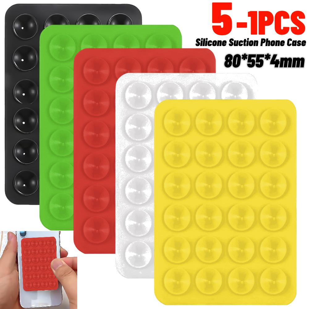 Handsfree Phone Accessories Silicone Suction Cup Phone Case Cover Selfies Videos Universal Anti-slip Suction Cup Phone Holder
