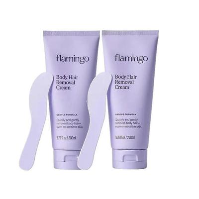 (2pcs)1-3pcs Flamingo Sensitive Skin Body Hair Remover with Soothing Aloe Vera