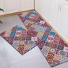 Boho Kitchen Rug Vintage Entrance Porch Floor Mats Abstract Geometric Bathroom Door Mats Living Room Bedroom Room Floor Mats