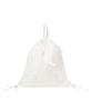 De Ribbon Knapsack White F [Maison Fleur]