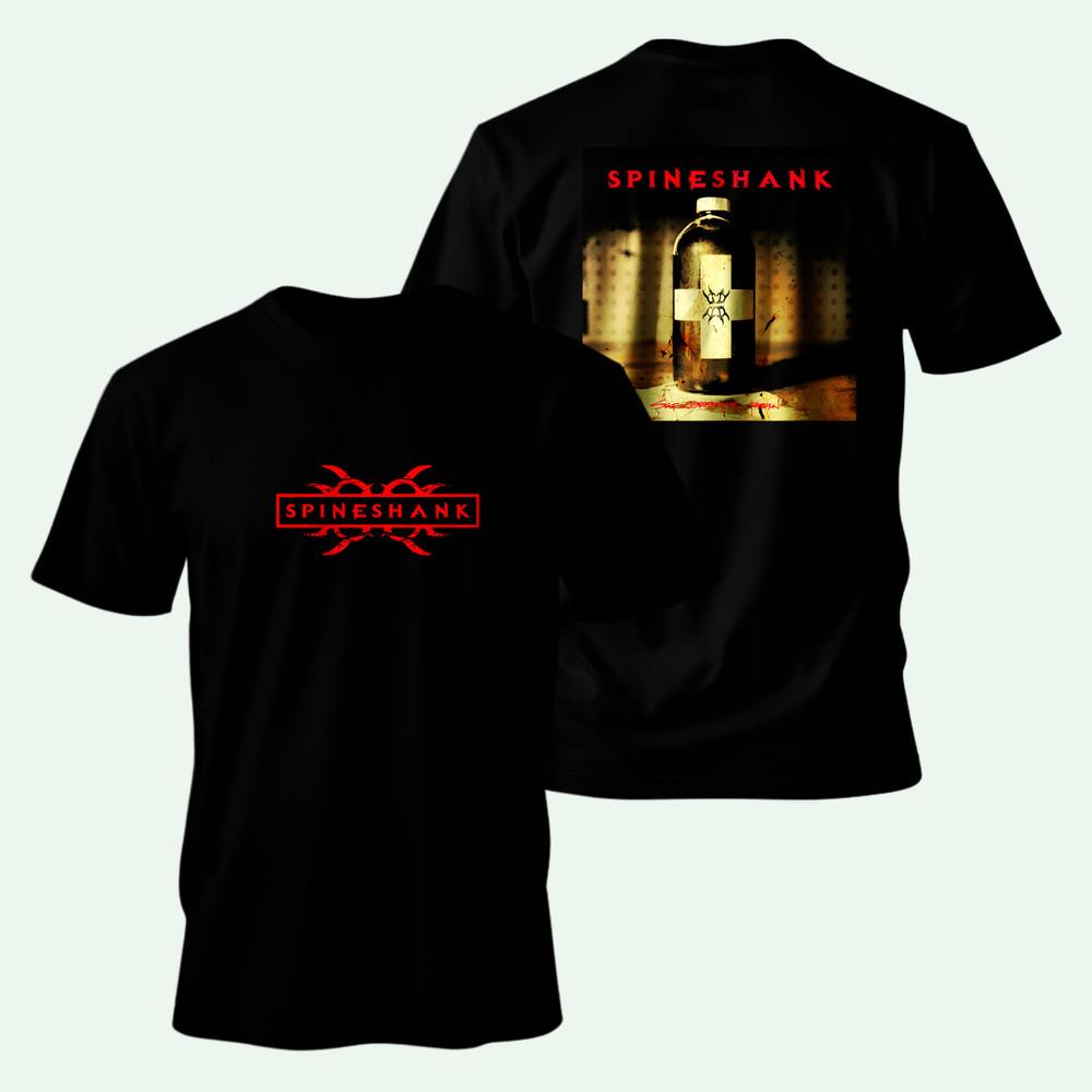 SpineShank Band SelfDestructi wbr/ ve Pattern Ablum Tshirt S to 5XL NZL715 Unisex T-Shirt XL