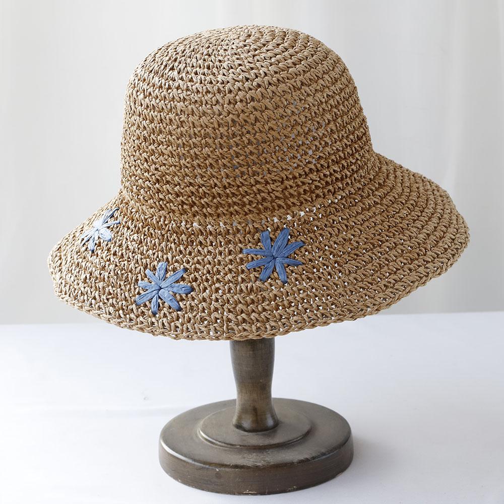 NEW Y2K Beach Leaf Straw Hat Summer Women Visor Bucket Hat Fisherman Hat Hand Weaving Panama Girl Fishing Handmade Sun Hats