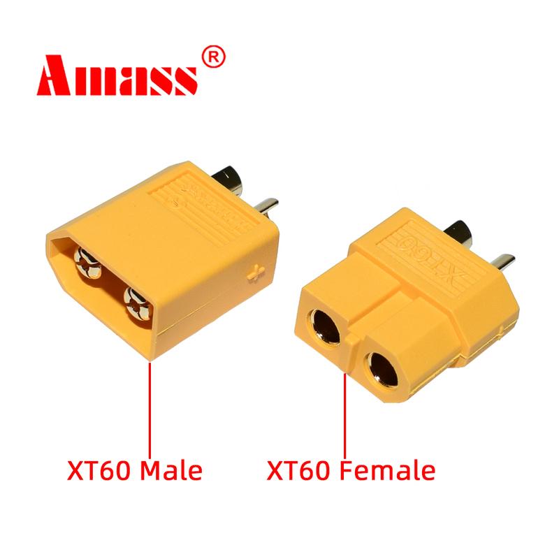 Amass XT60 Connectors XT60 Female XT-60 Male Plug XT60 Bullet Plugs XT60 For RC Lipo Battery Rc Drone Airplane Car Accessories