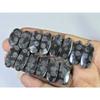 Natural Black Fossil Coral Matched Pair Oval Cabachon Gemstone 07 Pair Lot C-2671