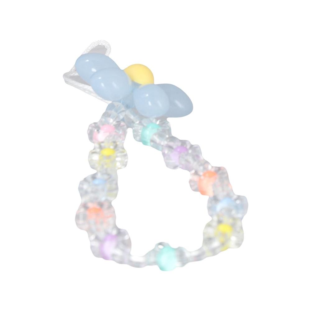 Jewelry Transparent Beads Cellphone Strap Phone Lanyard Mobile Phone Chain Phone Case Lanyards