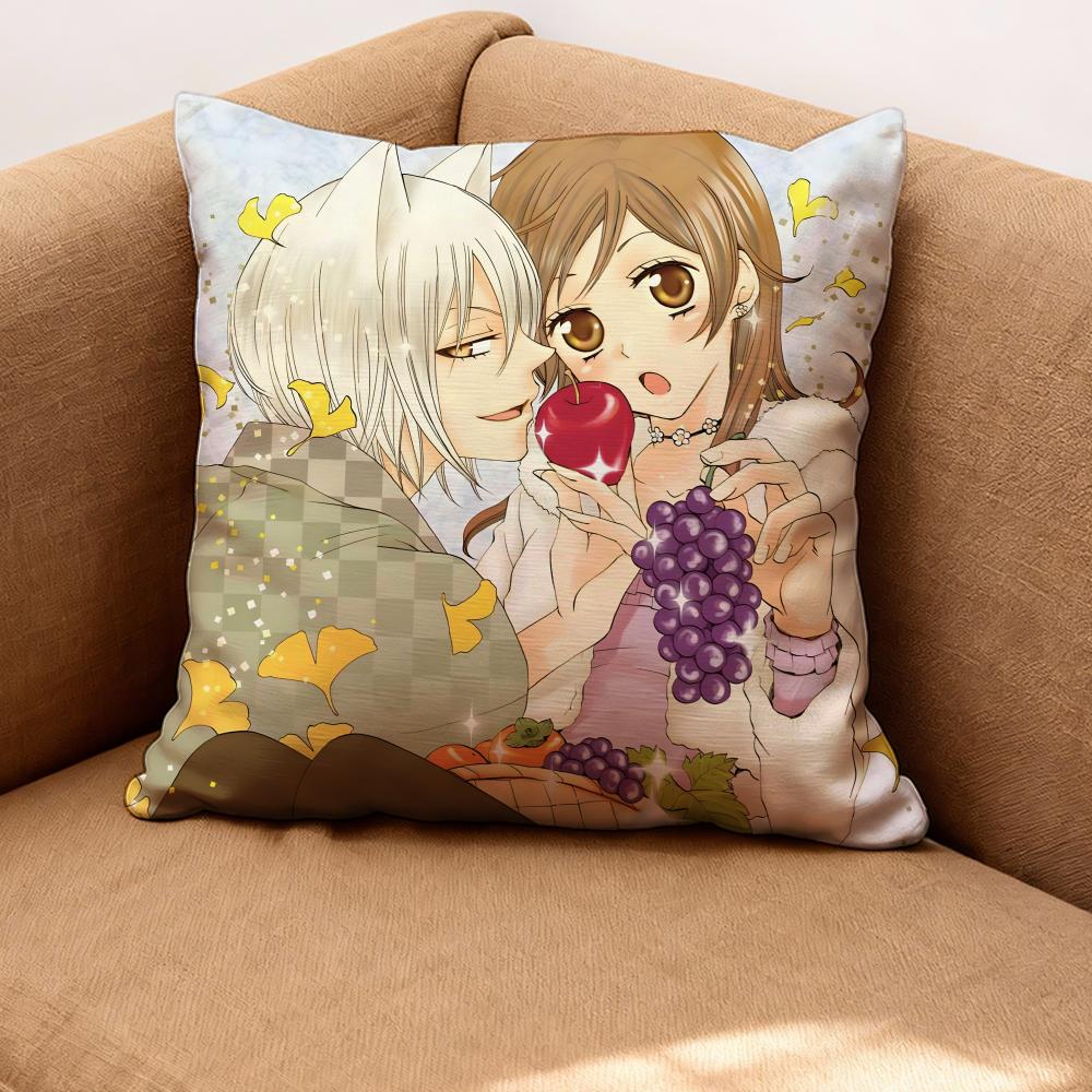 

Kamisama Kiss Cushion Cover Premium Comfort Reversible Pillow Cove -Two in One Design for Any Room & Car Interior 30cmx30cm