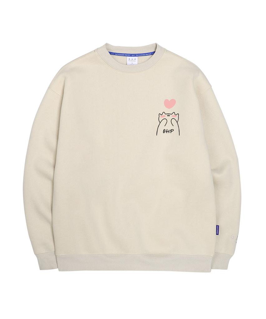 OHP Ohpxharmonia Catheart Fleece-Lined Sweatshirt
