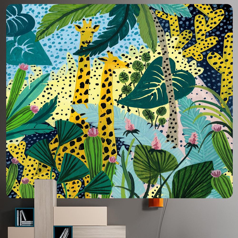 Животное украшение дома художественный гобелен Богемия Таро настенное украшение — фото 3