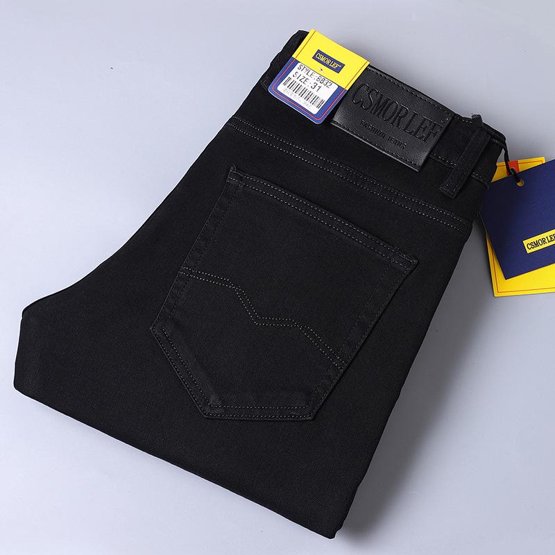 CSMOR LEE Herren Retro Slim Straight Elastische Jeans - Frühling & Herbst Kollektion