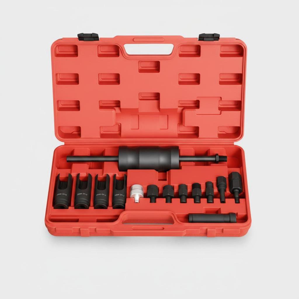 14 Pieces Injector Removal Tool Sturdy Steel Construction for Mechanics