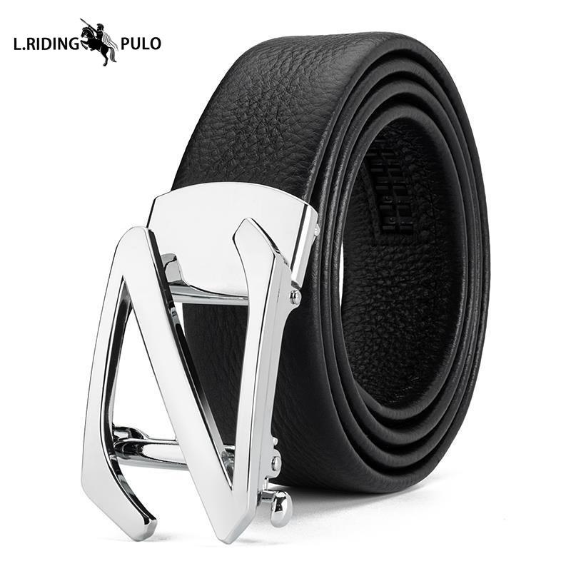 Men's High Quality Automatic Buckle Z Letter Men's Pants Waist Belt Simple Casual