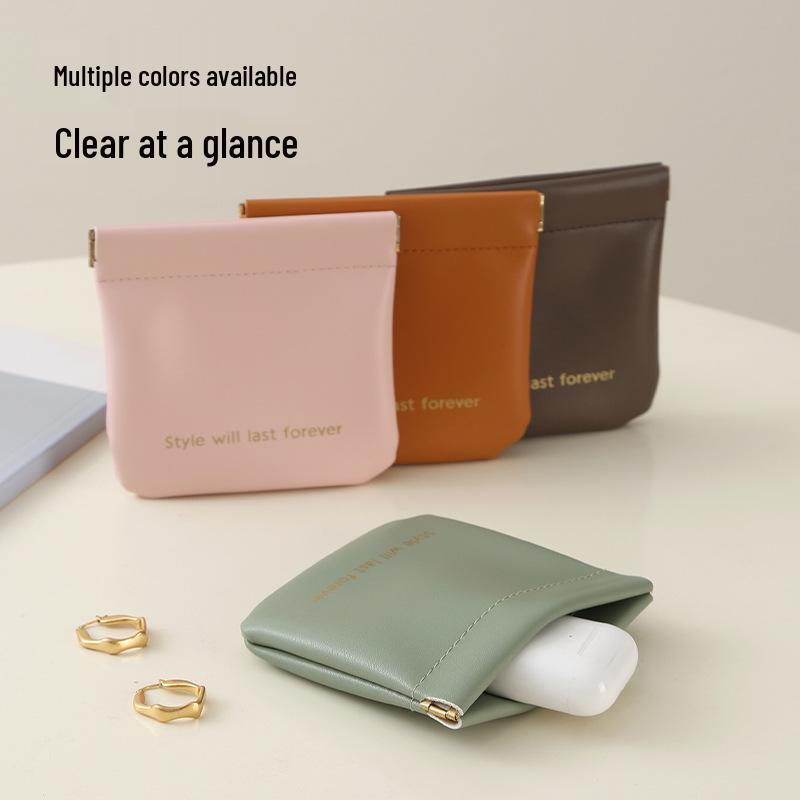 Angenieux Multi-Purpose Travel Makeup Bag: Portable Cable & Lipstick Organizer with Self-Closing Design