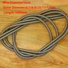 2 Stück dünne lange flexible Metall-Zugfedern 1 Meter mit Drahtdurchmesser-Optionen 0,8/0,9/1/1,2 mm Außendurchmesser 5-20 mm