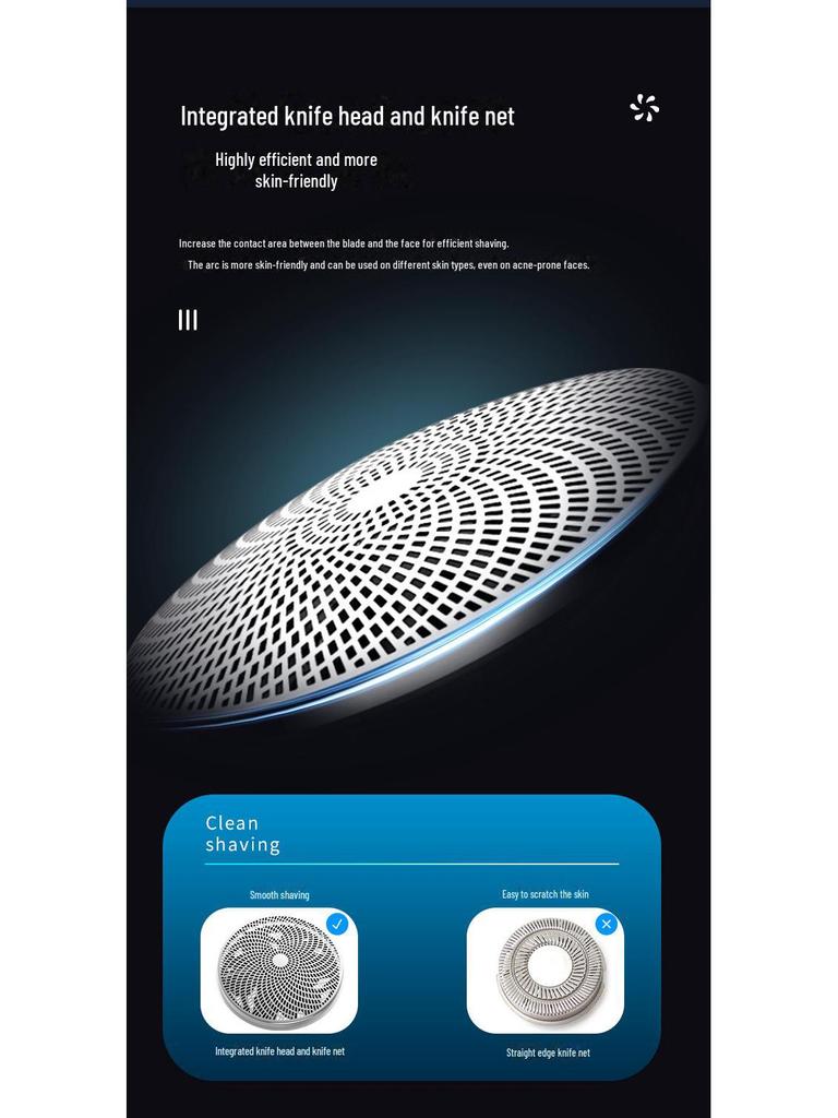 Tragbarer Wasserdichter Elektrorasierer & Powerbank mit Digitalanzeige