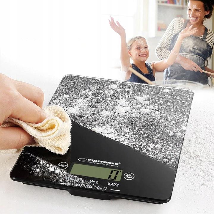 Elektroniczna Waga Kuchenna Precyzyjna Dokładna Z Wyświetlaczem Lcd Tara