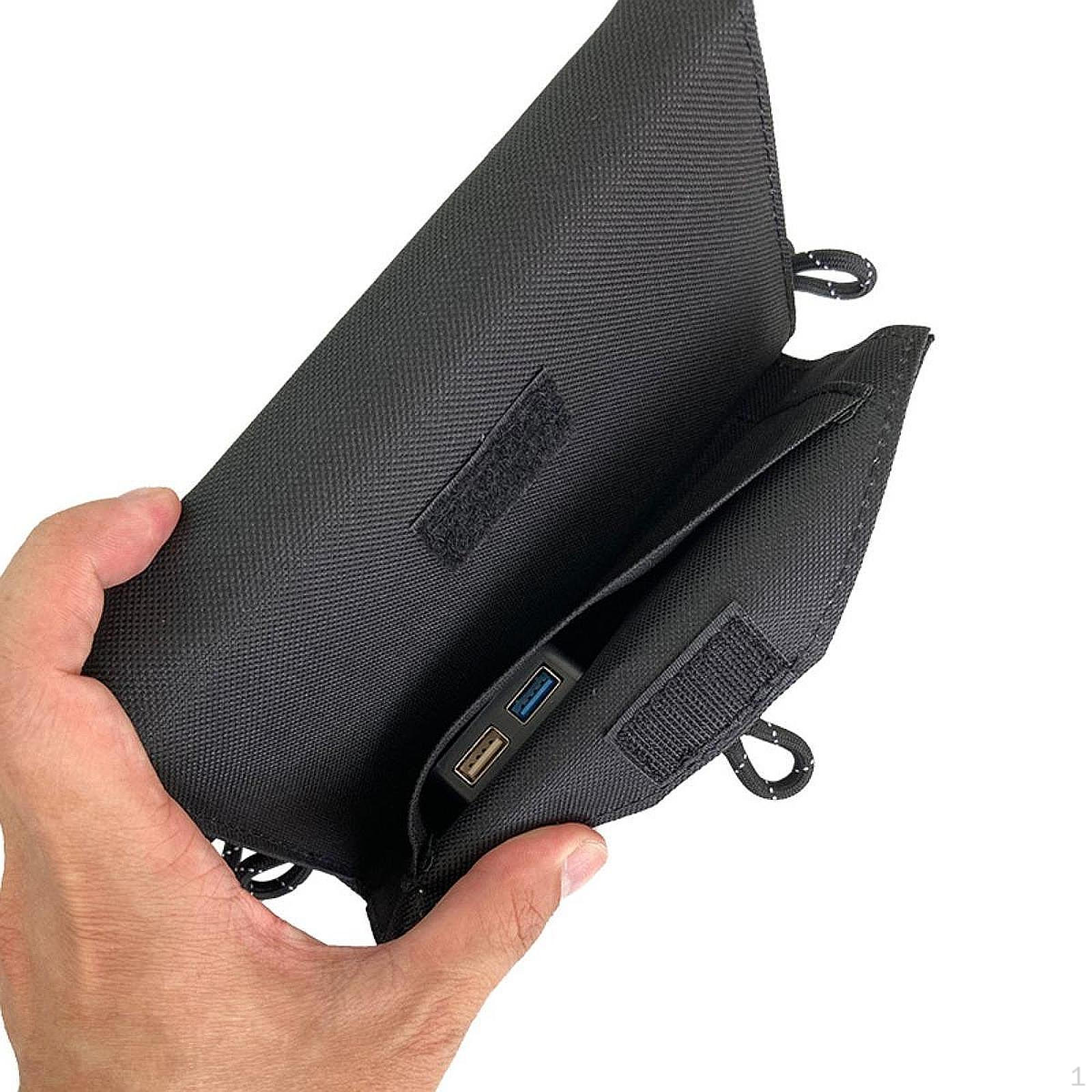 

Складная сумка, солнечная панель мощностью 15 Вт с сумкой для зарядки генератора для походов, пеших прогулок,