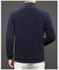 Herren Hoodie mit halbem Reißverschluss und Stehkragen, leichter Luxus, verdickt - Warm, hautfreundlich, gebürstete Basisschicht für Herbst/Winter.