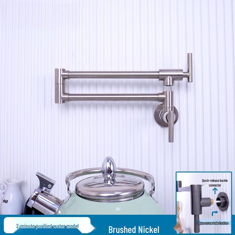 Настенный складной выдвижной кухонный смеситель TLXT