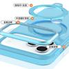 Applicable to iphone16e strong magnetic mobile phone case 15 fulcrum rotating bracket Apple 17pro anti-drop protective cover