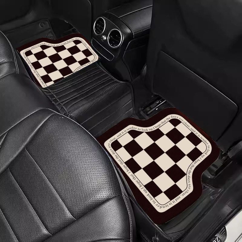 Tapetes de Chão para Carro com Fragrância Tingida a Tinta, Antiderrapantes e Absorventes de Água, Peça Única, Personalizáveis, Tapetes de Interior de Carro Semi-Fechados