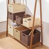 Rattan Woven Storage Basket for TV Stand, Bookcase, and Wardrobe