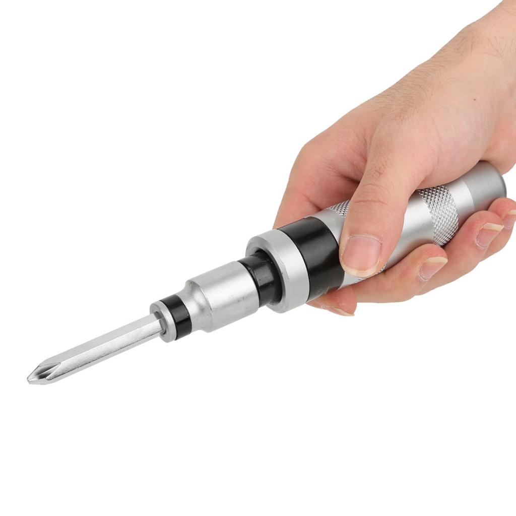 13-teiliges Set Multifunktionaler Schlagschraubendreher Kreuzschlitz M5 M6 M8 Schraubendreher-Bit-Set