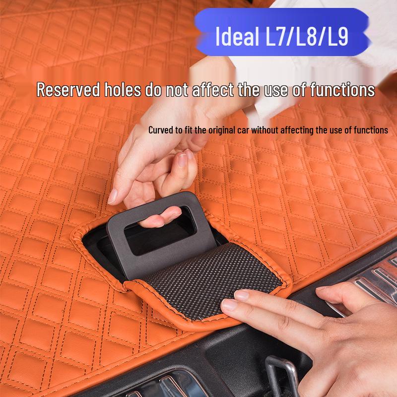 Ideal L7 Bagaj Paspası: Araba İçi için Tam Çevre Arka Bagaj Paspası, Orijinal Araba Rengine Uygun