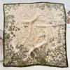 Fashion 70Cm Outer Simulation Silk Square Scarf Korean Thin Plant Flower Silk Scarf Women'S Professional Scarf
