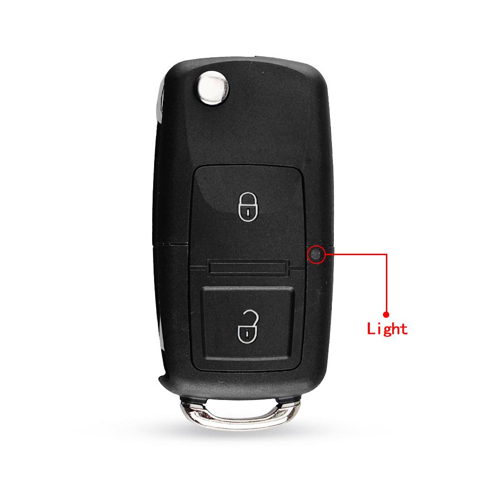 2/3 Buttons Folding Car Remote Key Flip Key Shell For Volkswagen Vw Polo Passat B5 Tiguan Golf Seat Skoda Auto Blank Key