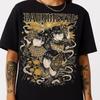 Babymetal Fantasy Grafické Tričko _ J-Metalová Kapela Tričko _ Temný Estetický Design s Maskou a Lebkou _ Merch pro Fanoušky Japonského Rocku